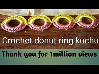 Crochet donut ring kuchu
