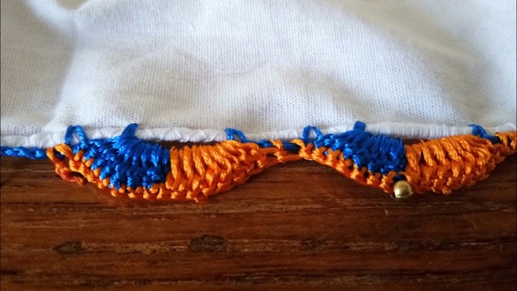 Crochet double shaded single arch kuchu