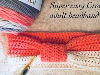 Crochet: Easy adult headband