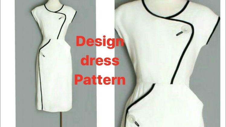 Design dress. How to cutting classic dress.full Tutorial. DIY