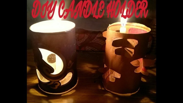 DIY Candle Holder | Inexpensive | Quick Decoration Ideas | Diwali | Christmas