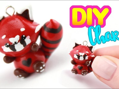 DIY CUTE Red Panda Charm - CLAY DIY!! | KAWAII FRIDAY