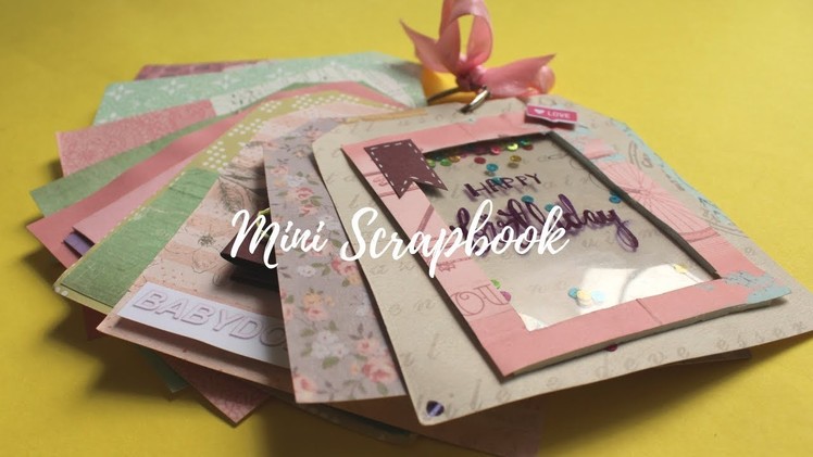 DIY: Cutest Mini Birthday Scrapbook | Card Idea | Easy Card Idea | Handmade Card