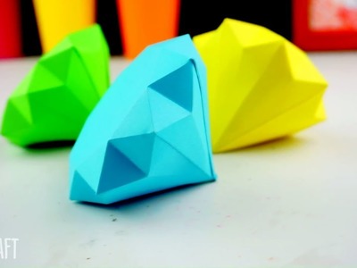 DIY Diamond Paper Craft Tutorial So Easy