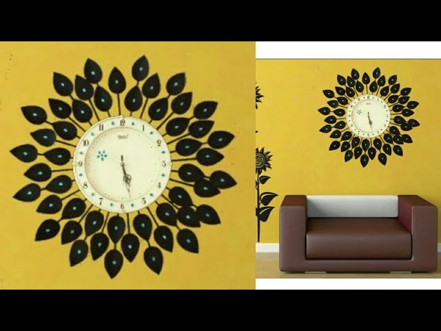 DIY Floral Designer Wall Clock.Diy wall clock.Wall Decor & Art.Room Decor.art my passion 18