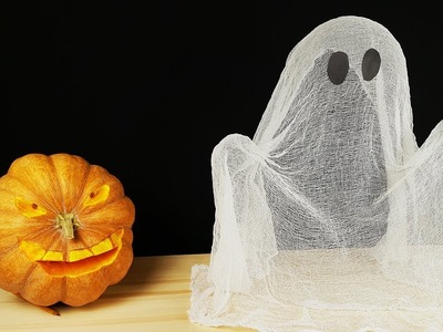 DIY Ghost Pumpkin Halloween