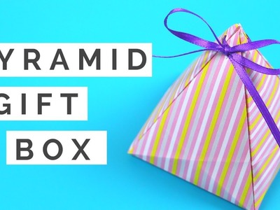 DIY Gift Box - How to Make A Pyramid Gift Box Tutorial - Gift Wrapping Idea