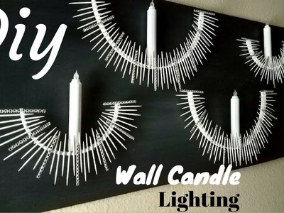 Diy Home Decor Candle Lighting Design Cheap, Quick And Easy!