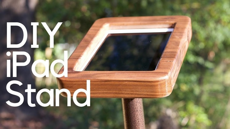 DIY.How To Make an iPad Stand