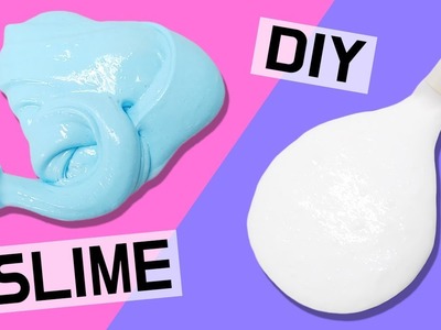 DIY)  How to make Slimes Condensed Milk and Eraser Slime.  Easy Slime Tutorial!