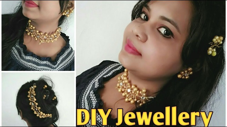DIY Jewellery | Hair accessories | DIY necklace | DIY Earrings | DIY Breslate | Jewellery Hacks |