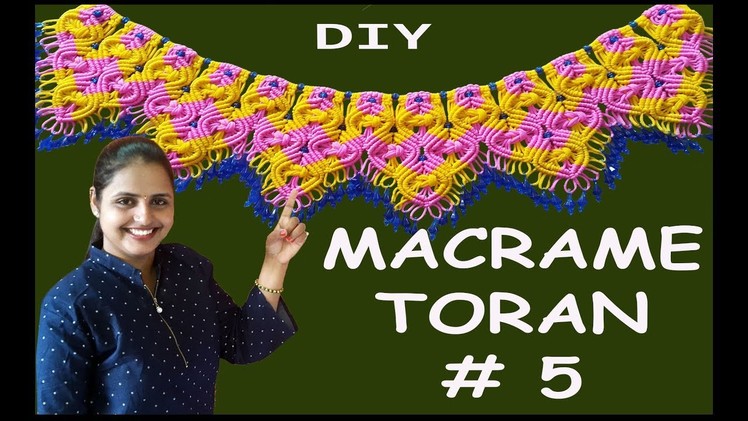 DIY Macrame Toran Design # 5