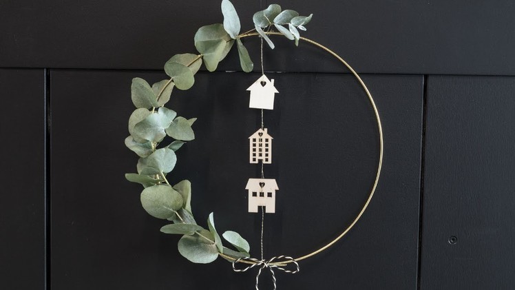DIY : Make a wreath for the door by Søstrene Grene