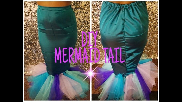 DIY Mermaid Tail || Easy Costume Idea || How to tutorial