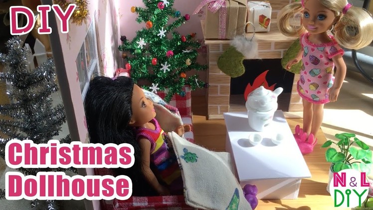 DIY Miniature Christmas Dollhouse | How to make Christmas Dollhouse with Scale 1:12