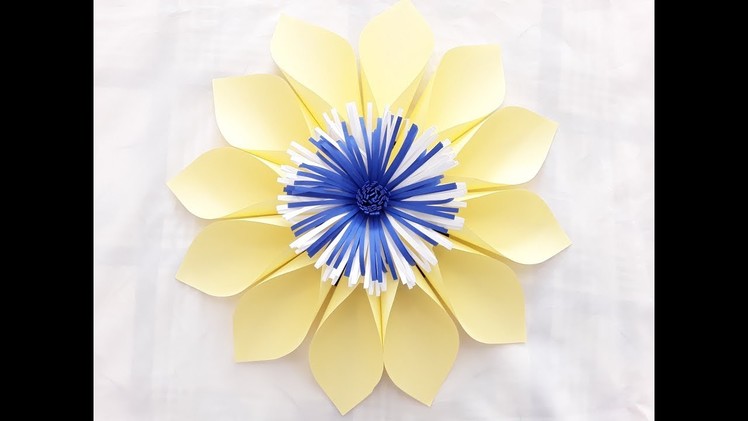 DIY Paper Flower Tutorial. October Flower Series #4