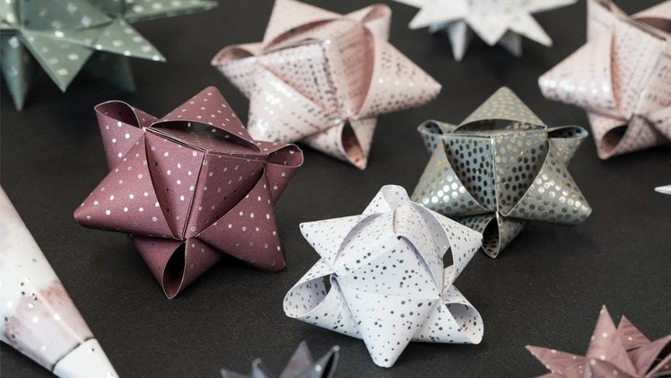 DIY : Paper stars by Søstrene Grene