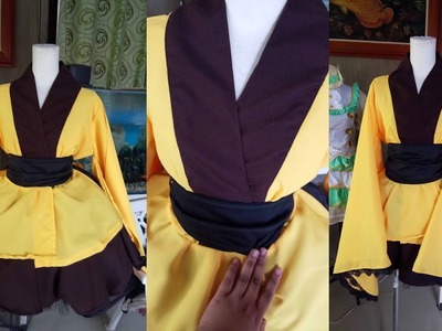♣ DIY Pikachu Kimono Tutorial Ep 6 ♣ Basic japanese Kimono