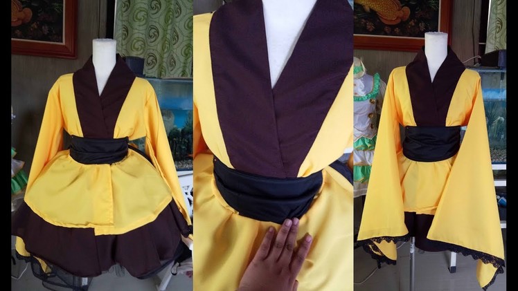 ♣ DIY Pikachu Kimono Tutorial Ep 6 ♣ Basic japanese Kimono