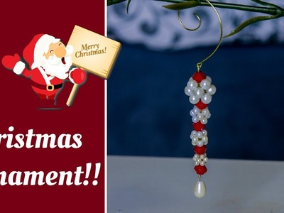 DIY super easy Christmas ornaments | Christmas tree decoration ideas | Beads art