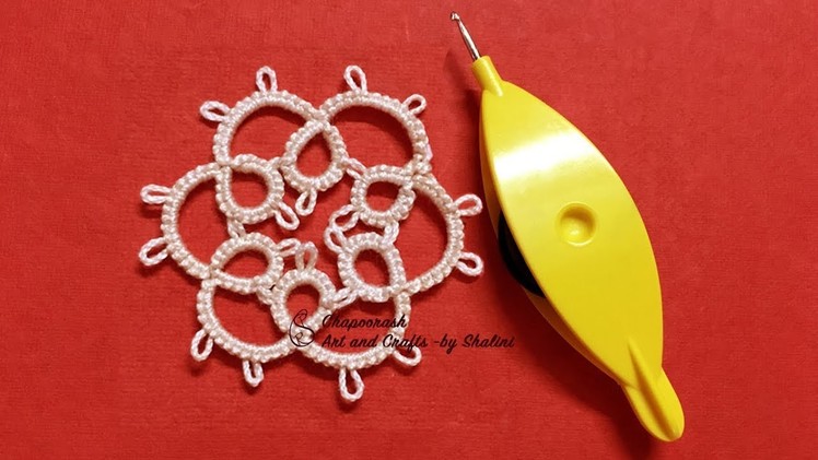#DIY #Tatting | #double thread #Flower & #Remedy for #cough #congestion in #winters| Episode - 8