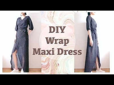 DIY Wrap Maxi Dressㅣmadebyaya