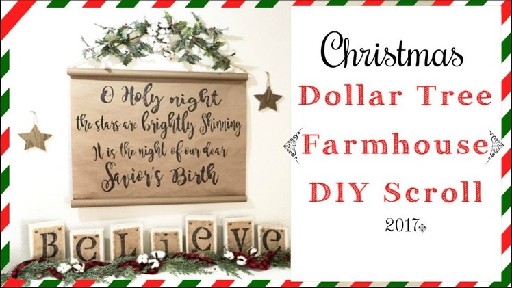 Dollar Tree Diy Christmas Decor | Easy DIY Farmhouse Decor | momma from scratch
