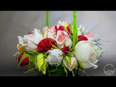 Ferrero Rocher Paper Flowers Bouquet DIY