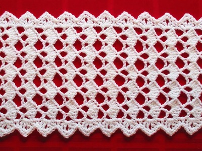 Festive Table Runner Crochet Pattern- Looks Fancy, Easy Pattern!