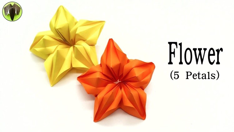 Flower (5 Petals) - DIY | Handmade | Tutorial | Origami - 834