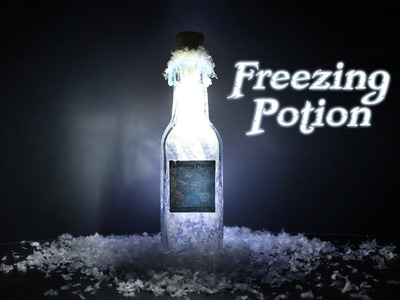 Freezing Potion : DIY Potion Bottle : Potion Prop : Winter Potion Prop