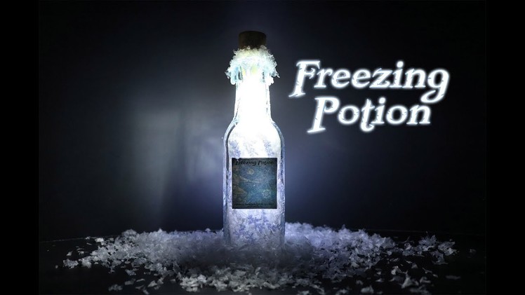 Freezing Potion : DIY Potion Bottle : Potion Prop : Winter Potion Prop