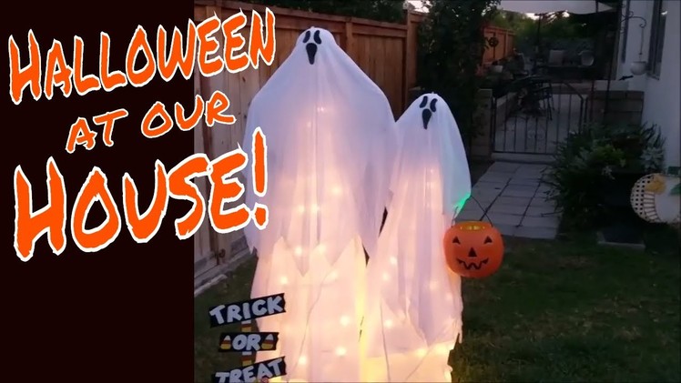 HALLOWEEN at Our Home 2017, DIY Ghosts, Costumes & More!