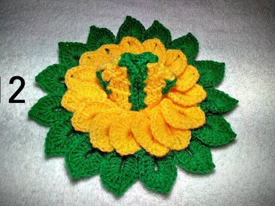 How to Crochet A Flower dress for Ladoo Gopal. Kanha Ji - #12