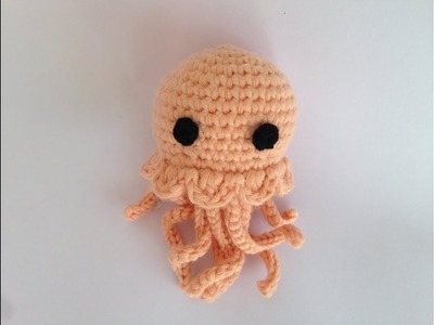 How to crochet Amigurumi jellyfish for beginner [Crochet Amigurumi]