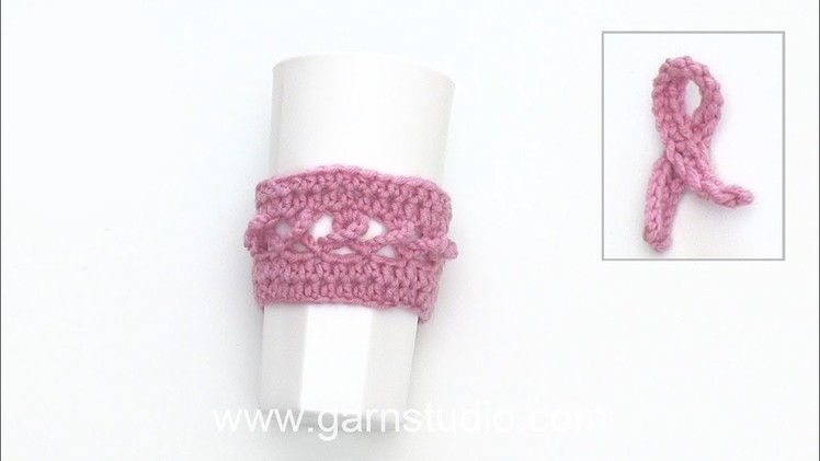 How to crochet an easy ribbon and a cover