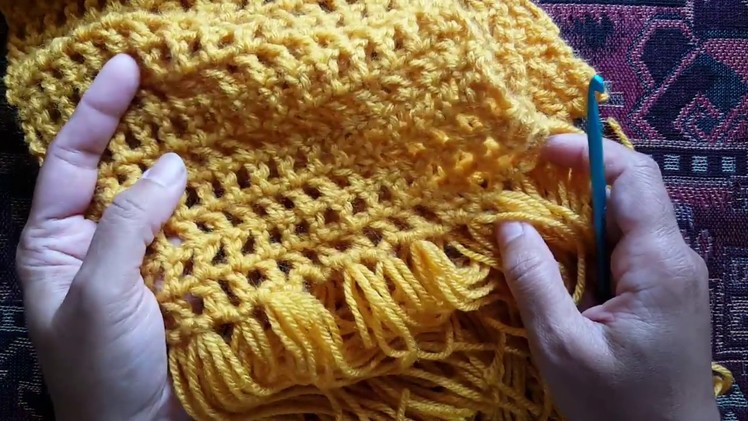 How to crochet an openwork scarf: a Knittycat's Knits tutorial