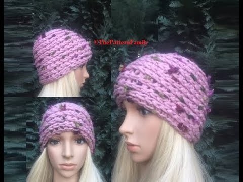 How to Crochet Knit-Like Beanie. Camel Stitch Hat Pattern #134│by ThePatternFamily