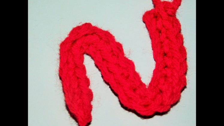 How to crochet letter N