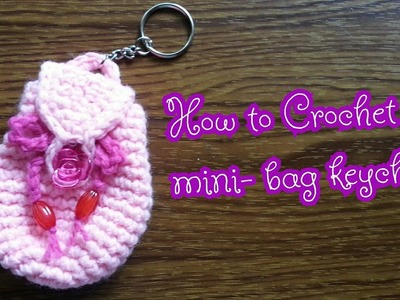 How to Crochet Mini back pack Keychain