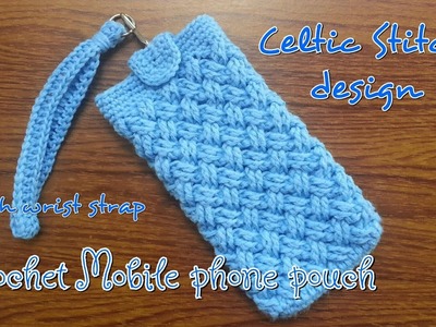 How to Crochet Mobile Phone Pouch Part 1