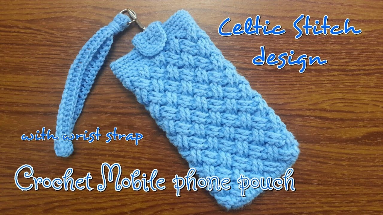 crochet phone pouch with strap