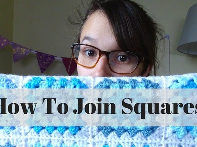 How To Join Crochet Granny Squares - continuous join and PLT join as you go