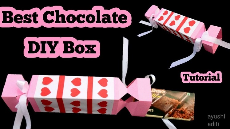 How to make a chocolate box with a paper | Diy chocolate box |