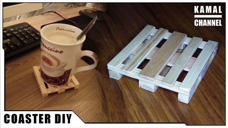 How to make a COASTER from WOOD. DIY