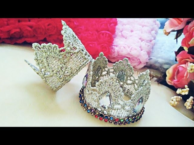 How To Make A Crown Lace For Headband | DIY by Elysia Handmade