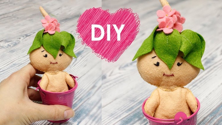 How to make a flower fairy doll - DIY