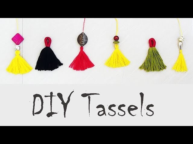 How To Make a Tassels, Quick And Easy Tassels\Tassle\Tassles  DIY Tutorial