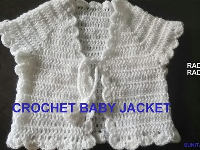 How to make crochet baby jacket