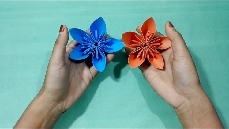 How To Make Kusudama Flower Easily | DIY Paper Flower Crafts